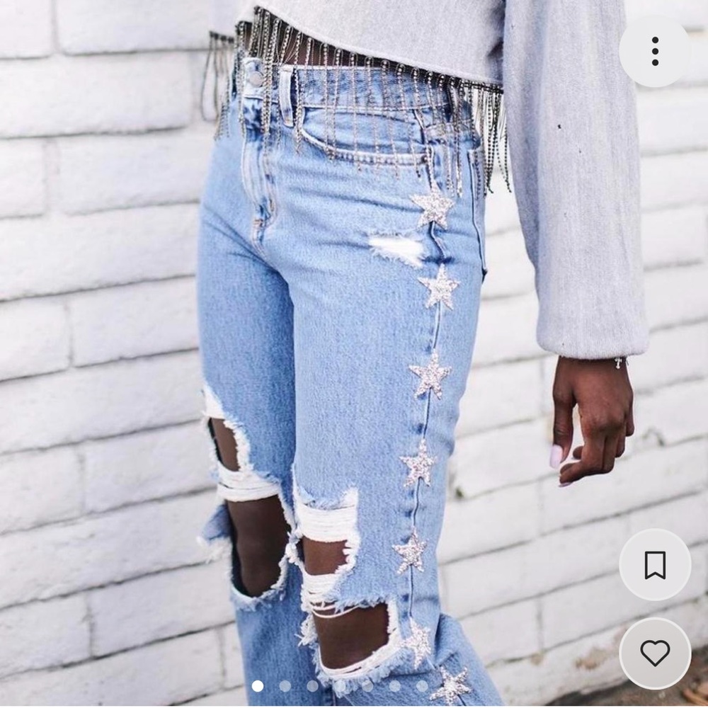 CARMAR denim star jeans